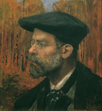 Ressam Theodor von Hörmann by Johann Victor Krämer