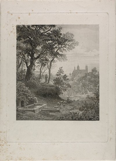 Yaklaşan Bahar by Johann Wilhelm Schirmer