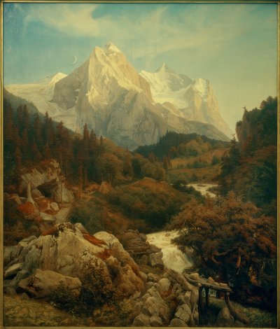 Johann Wilhelm Schirmer, Wetterhorn by Johann Wilhelm Schirmer