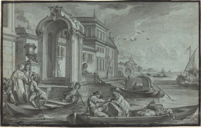 Süs Kemerli Venedik Fantezi by Johann Wolfgang Baumgartner