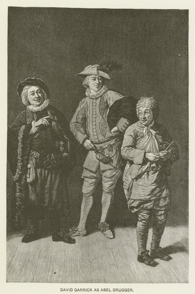 Abel Drugger olarak David Garrick by Johan Joseph Zoffany