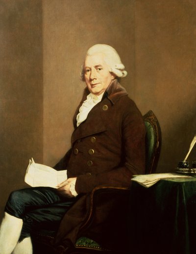 Oturan Bir Beyefendinin Portresi, muhtemelen William Hunter (tuval üzerine yağlı boya) by Johann Zoffany