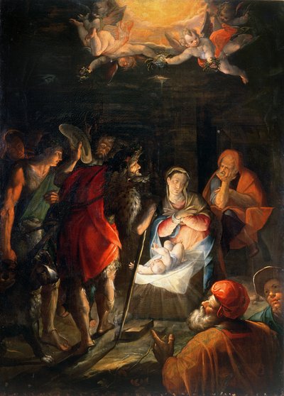 Çobanların hayranlığı by Johann or Hans von Aachen