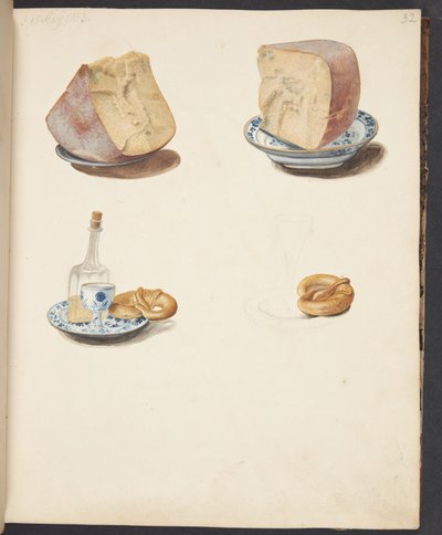 Peynir, schnapps ve brezel ile aranjman by Johanna Fosie