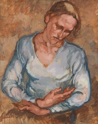 Kollarını kavuşturan kadın by Johanna Kampmann Freund