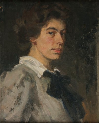 Gençlik Portresi – Otoportre by Johanna Kampmann Freund