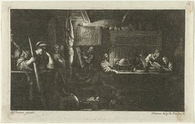 Sanat ve bilimin hamisi olarak Minerva by Johanna Sibilla Küsel