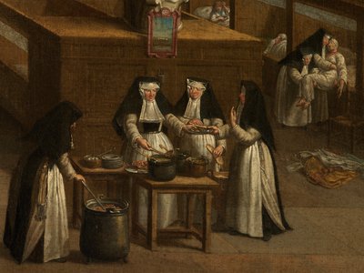 Saint John's Hastanesindeki Koğuşların Detayı by Johannes Beerblock