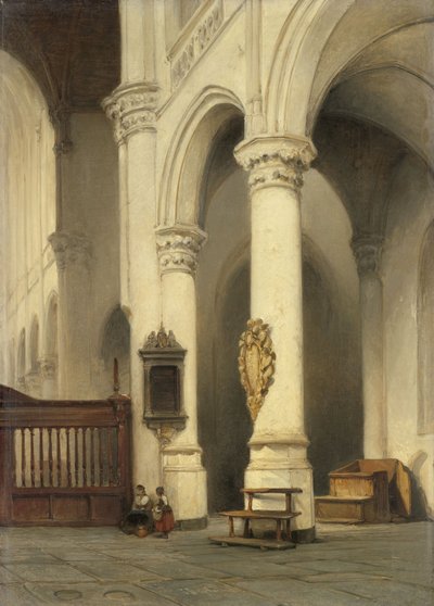 Kilise İçi by Johannes Bosboom