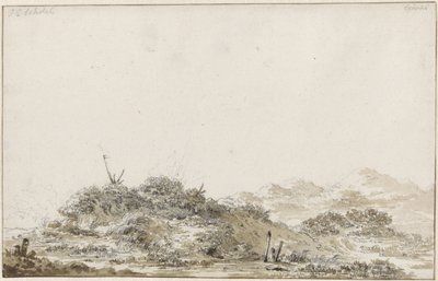 kumul manzarası by Johannes Christiaan Schotel