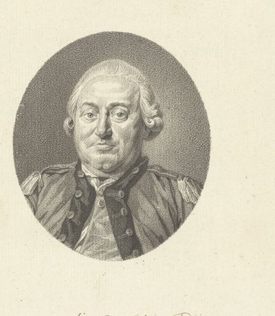 Mühendis Cornelis Makul portresi by Johannes Cornelis Mertens