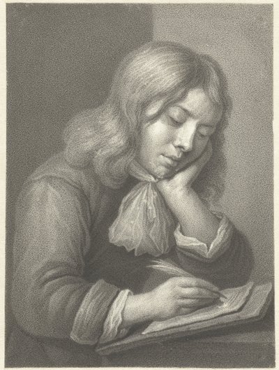 yazan çocuk by Johannes Cornelis Mertens