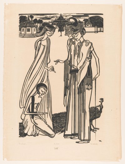 Alms (nesne üzerindeki orijinal başlık) by Johannes Frederik Engelbert ten Klooster (signed by artist)