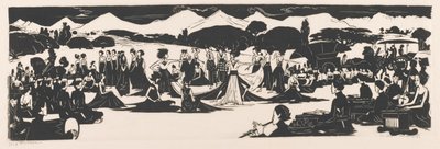 Djokja (nesne üzerindeki orijinal başlık) by Johannes Frederik Engelbert ten Klooster (signed by artist)