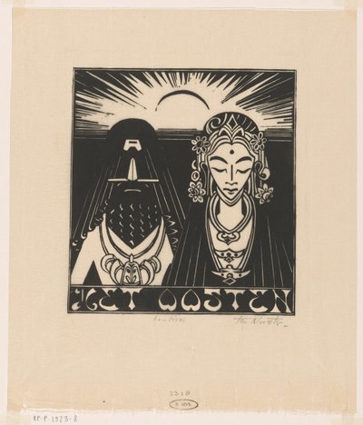 Doğu (nesne üzerindeki orijinal başlık) by Johannes Frederik Engelbert ten Klooster (signed by artist)