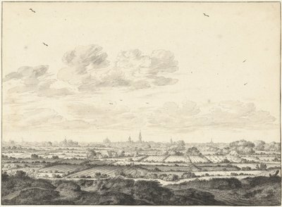 Middelburg'un görünümü by Johannes Goedaert