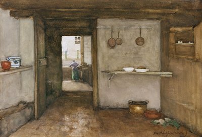 Mutfak İç Mekanı, c.1899 by Johannes Hendrik Weissenbruch