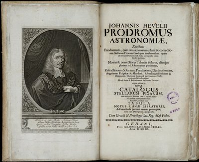 Johannes Hevelius, astronomi Prodromus, 1690 by Johannes Hevelius