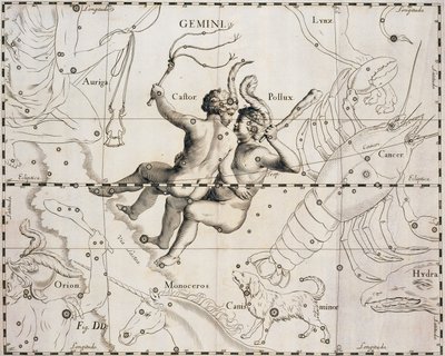 İkizler takımyıldızı, Firmamentum Sobiescianum sive Uranographia