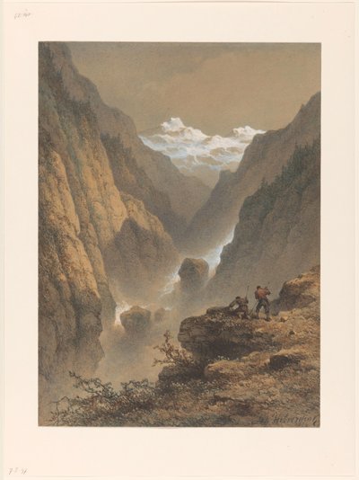dağ manzarası by Johannes Hilverdink