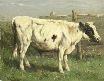 genç boğa by Johannes Hubertus Leonardus de Haas