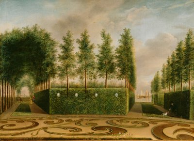 Resmi Bir Bahçe, 1766 by Johannes Janson