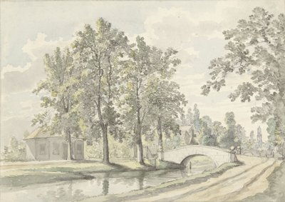 Utrecht'in dışındaki Biltstraat'ın görünümü by Johannes Jelgerhuis