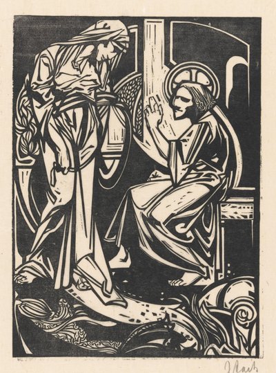 İsa ve Samiriyeli Kadın by Johannes Josephus Aarts (signed by artist)