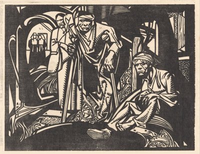 Bir kilisede yaralandı by Johannes Josephus Aarts (signed by artist)