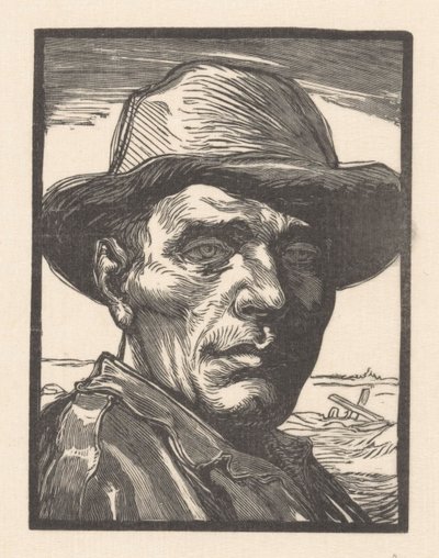 Bilinmeyen bir adamın portresi by Johannes Josephus Aarts (signed by artist)