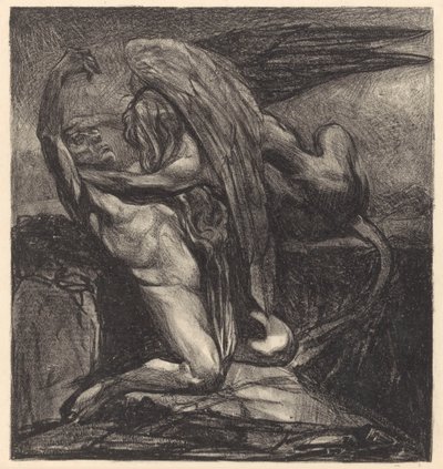 cansız adam ile Sfenks by Johannes Josephus Aarts (signed by artist)