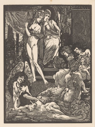Dokuz fantastik kadın figürü by Johannes Josephus Aarts