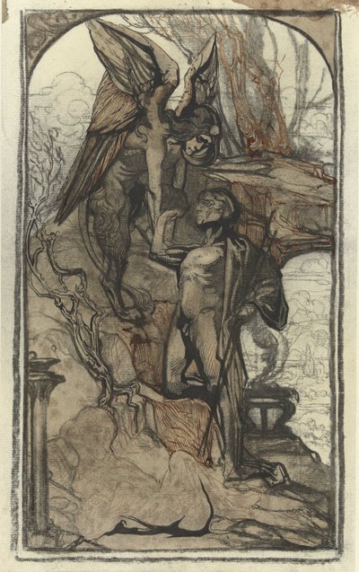 Sfenks içinde Oidipus by Johannes Josephus Aarts