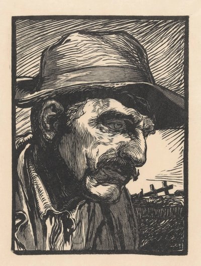 Bilinmeyen bir adamın portresi by Johannes Josephus Aarts