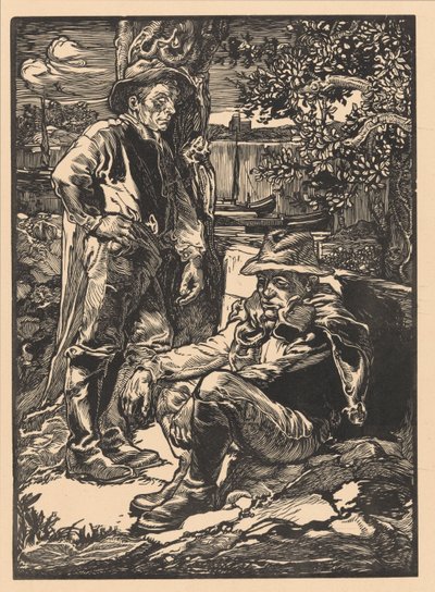 Dinlenme polder işçileri by Johannes Josephus Aarts