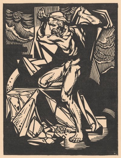 Samson tapınağın sütunlarını yok eder by Johannes Josephus Aarts