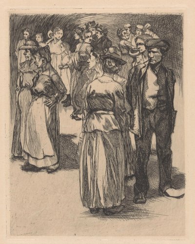 Ayakta erkekler ve kadınlar by Johannes Josephus Aarts