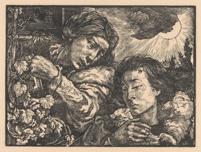 Bir asma iki kadın by Johannes Josephus Aarts