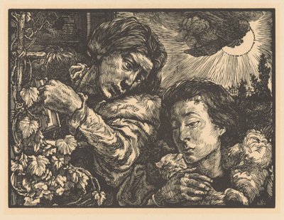 Bir asma iki kadın by Johannes Josephus Aarts