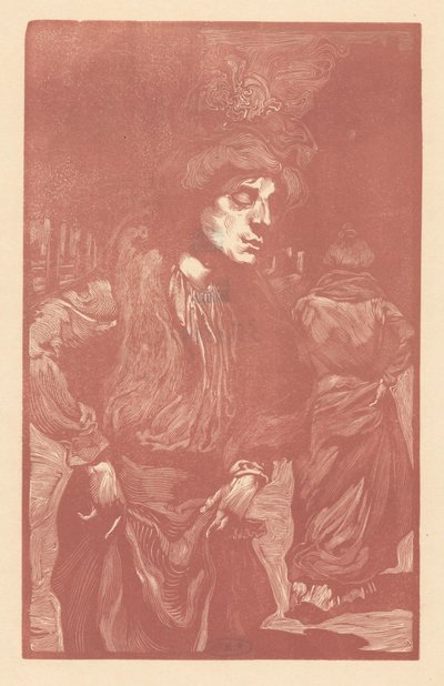 Sokakta yürüyen iki kadın by Johannes Josephus Aarts
