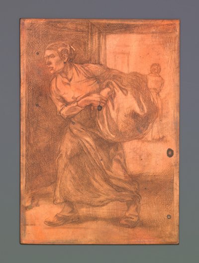 Kadın bir balya taşır by Johannes Josephus Aarts