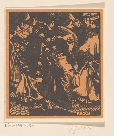 Sokakta yedi kadın by Johannes Josephus Aarts