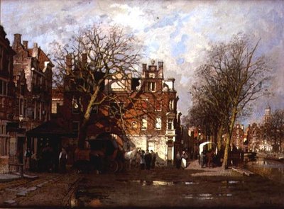 Capriccio Şehir Manzarası by Johannes Karel Christian Klinkenberg
