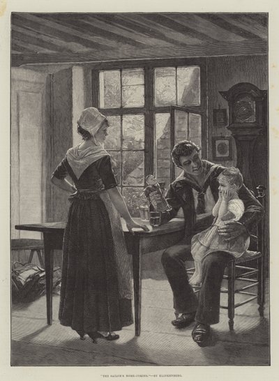 Denizcinin Eve Dönüşü by Johannes Karel Christian Klinkenberg