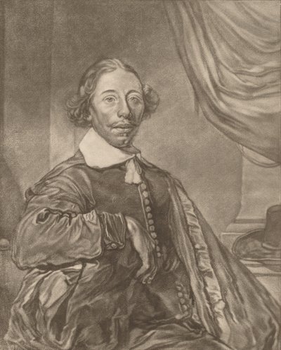 Oturan Bir Adamın Portresi, 1771. by Johannes Kornlein
