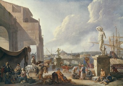 İtalyan Limanı by Johannes Lingelbach
