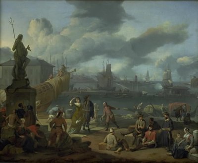 Kayalar Arasında Güney Limanı by Johannes Lingelbach