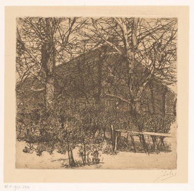 Çiftlik evi için ağaçlar by Johannes Löhr