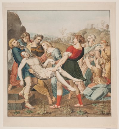 Raphael: İsa'nın Mezarı by Johannes Senn