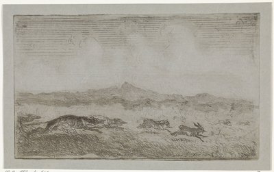 Hazenjacht by Johannes Tavenraat